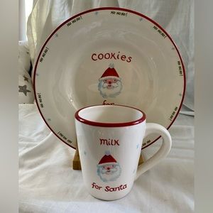 POTTERY BARN Cookies for Santa set 🎅🏼